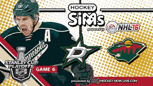 Stars Vs Wild Game 6 Nhl 16 Hockey Sims Hockey Star Vs Nhl