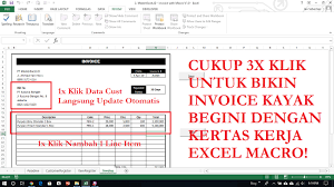 Macro Invoice / Faktur Penjualan (Tutorial + Download)