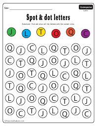 Kindergarten alphabet worksheets learning the basics. Happy Teaching Kindergarten Activities Spot And Dot Facebook
