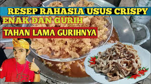 Cara membuat usus crispy renyah tahan lama. Bocorkan Bumbu Resep Usus Crispy Rahasia Pedagang Asli Youtube