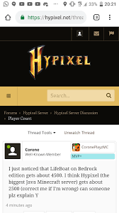 At the beginning you will see mobs . Player Count Hypixel Minecraft Server And Maps