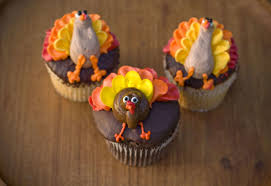 Easy thanksgiving cupcake decorations combine creativity and simple symbols for amusing themed desserts. Thanksgiving Turkeys Made Into Cute Cupcakes