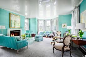 Silver Ceilings Living Room Turquoise Teal Living Rooms Interior House Colors