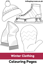Winter clothes coloring pages are a fun way for kids of all ages to develop creativity, focus, motor skills and color recognition. Winter Clothing Colouring Pages In The Playroom Colouring Pages Winter Outfits Coloring Pages Winter