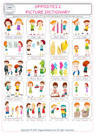 However, they cannot be used interchangeably in all cases. Free Esl Printable Opposites English Worksheets And Exercises For Kids