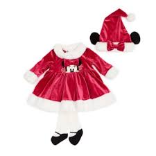 Disney Store Minnie Mouse Holiday Cheer Baby Dress And Tights Set Shopdisney