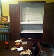 These television armoires were really popular before flat screens came out and a lot of us have them sitting around and you can find lots… Strawberry Jam And A Repurposed Armoire In Mama Steph S Kitchen