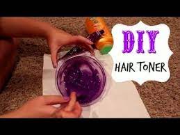 Diy Hair Toner For Blondes Diy Hair Toner Hair Toner Toning Blonde Hair