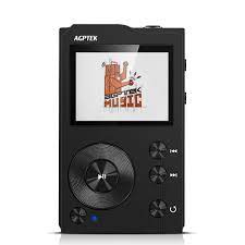 H3 Hifi Bluetooth Digital Mp3 Player With 32gb Memory Card Support Up To 256gb Black Agptek