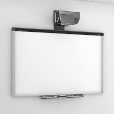 Smart Board 885ix Whiteboard 3d Model White Board Smart Board Boards