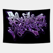 Steel graffiti by kredy on deviantart. Wild Style Graffiti Graffiti Tapestry Teepublic