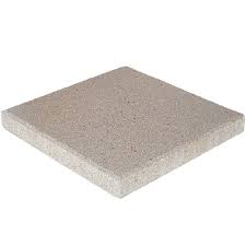 Concrete stepping stones that look like vintage pillows. Pavestone 16 In X 16 In X 1 75 In Pewter Square Concrete Step Stone 72600 The Home Depot