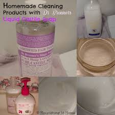 Bronner's castile soap and vinegar can clean an entire house. Using Dr Bronner S Liquid Castile Soap In Homemade Cleaning Products At Home With Zan