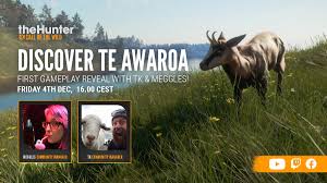 Bit.ly/huntercotwplaylist thanks for watching the hunter cotw, please like if. Thehuntercotw On Twitter Surprise Stream Join Thetreekiwi And Megglatron For A First Look Gameplay Reveal Of Our Newest Dlc Te Awaroa National Park Fri 4 Dec 1600 Cet