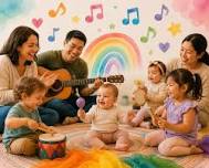 Family Mixed Age Music Class (0 to 5 years)