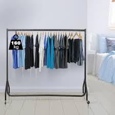 (272) £41.95 free uk delivery. 6ft Black Heavy Duty Clothes Rail Displaysense