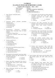 Contoh soal dan jawaban bahasa indonesia kelas 7 semester 1. Soal Uts Ips Kelas 7 Semester 2 Dan Kunci Jawaban Lasopasupplies