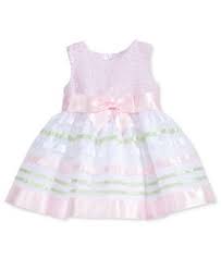 Bonnie Baby Embroidered Striped Skirt Dress Baby Girls Kids Dress Little Girl Dresses Girls Easter Dresses