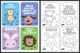 Free printable valentines day cards. Free Diy Valentine S Day Banner In Spanish Living Mi Vida Loca Spanish Kids Valentines Printables Elementary Spanish