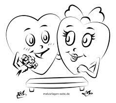 Malvorlage Valentinstag Feiertage Malvorlagen Vorlagen Ausdrucken