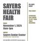Sayers Health Fair event in Potosi, MO