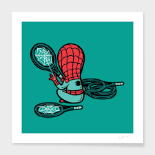 Part Time Job Sport Shop Art Print By Chow Hon Lam Numbered Edition From 24 9 Curioos In 2021 Cute Comics Marvel Character Drawing