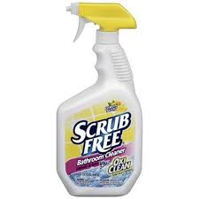Scrub Free Bathroom Cleaner With Oxi Clean Lemon Scent 32 Oz Bathroom Cleaner Cleaning Favorite Cleaning Products