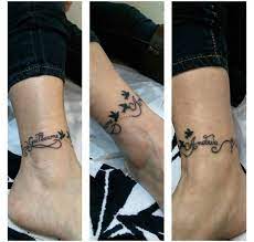 17 Ankle Bracelet Tattoo Inspos For When Youre Craving New Ink Bracelet Tattoos With Names Ankle Bracelet Tattoo Tattoo Bracelet