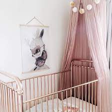 Instagram Photo By Littlegatherer May 30 2016 At 8 56am Utc Gold Crib Rose Gold Nursery Girl Nursery