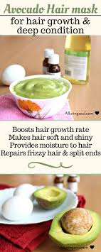 diy avocado hair mask for hair growth