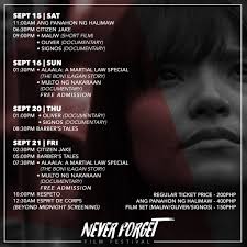 Never Forget Film Festival