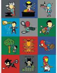 Superheroes And Their Part Time Jobs Lol Superhero Geek Stuff Part Time Jobs