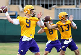 whos left in lsu qb room what to know about joe burrow