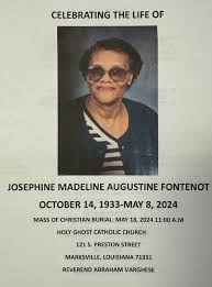 Josephine Madeline Augustine Fontenot