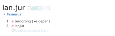 Fauzan Al Rasyid On Twitter Kata Lanjur Adalah Kata Sifat Artinya Terdorong Jadi Bayangkan Jika Ter Lanjur Apakah Itu Berarti Terterdorong Tentu Aneh Https T Co Zpwccftjlo