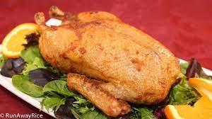Set duck on rack in a sink or over a towel to catch drips. Roast Duck Made Easy Vit Quay Thanksgiving Alternative To Turkey Holiday Duck Youtube