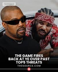 Another day, another rap squabble, albeit a verbal one. The Game has  responded to Ye formerly known as Kanye West, after the “Jesus Walks”  rapper criticized him for associating with Toronto rapper