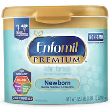 Enfamil Newborn Premium Infant Formula Powder 22 2 Oz Reusable Tub Limited Stock Walmart Com