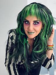 Ghost with the most, babe 💜💚🖤 Happy Halloween! Let me see your awesome  costumes from this year! 👻 #beetlejuice