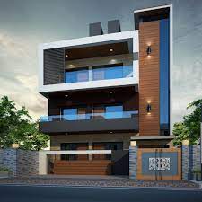 Modern House In Gurgaon India Architect Paras Gulia Location Gurgaon India Project Cost Small House Elevation Design Facade House 3 Storey House Design