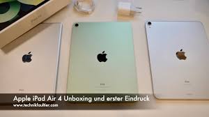 Bbb a+ rating since 1997 · buy direct · us based customer service Apple Ipad Air 4 Unboxing Und Erster Eindruck Youtube