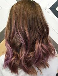 Painted balayage highlights this light brown hair look is perfection. 20 Lovely Lavender Ombre Hair Color Ideas