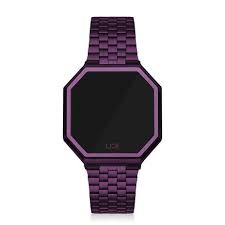 Edge Purple Saat Kolye Aksesuar Kadin Erkek Tarz Stil Dijital Saat Mucevherat Hediyeler