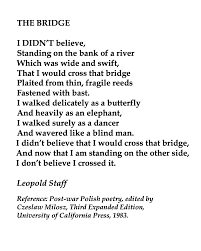 Leopold Staff Polish Poet Wisdom Quotes Poem A Day Poetry