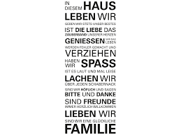 Veröffentlicht am 01.06.2016 | lesedauer: Wandtattoo In Diesem Haus Leben Wir Klebeheld De
