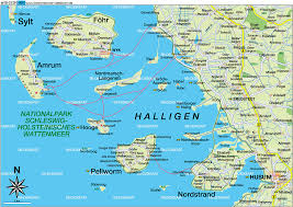 Covers germany, benelux, switzerland, austria, poland, and hungary. Map Of North Frisian Islands Region In Germany Schleswig Holstein Welt Atlas De