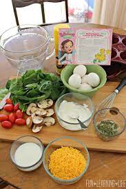 Crustless Quiche Recipe And Butterbean S Cafe Let S Get Cooking Dvd Fun Learning Life Quiche Recipes Crustless Quiche Crustless Quiche Muffins