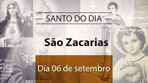 Check spelling or type a new query. Santo Do Dia 06 De Setembro Sao Zacarias Youtube