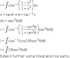 Integration Cos 1 1 X2 1 X2 Dx Explain In Great Detail Mathematics Topperlearning Com Vldkdqvv