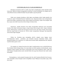 Karangan semi ilmiah ditulis dengan bahasa yang non formal karena penyusunannya tidak mengikuti aturan secara baku. Hari Sukan Negara Dapat Mengeratkan Hubungan